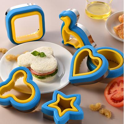 Милый набор для резки сэндвичей и герметика для завтрака, обеда, форма для резки хлеба, резак для печенья, инструменты для выпечки, кондитерских изделий