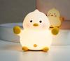 YAVINCOL Nursing Duck Night Bedside Bedroom Silicone Touch Room Bedside Lighting Теплый цвет Indirect USB Christmas Birth Cute Light, Light, Light,