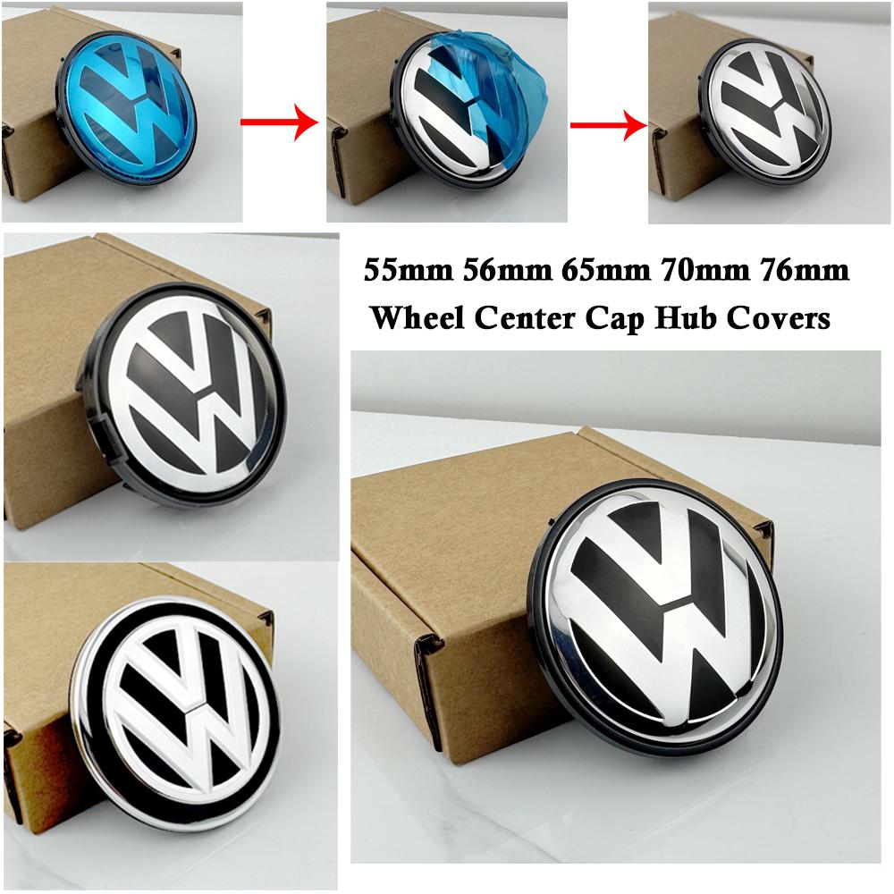 Для VW 6N0601171 4 шт./Лот 55 мм 56 мм 65 мм 70 мм 76 мм Центральные колпачки на колеса автомобиля Volkswagen Для Vw Jetta MK5 Golf Passat Аксессуары 5G0601171 ES1