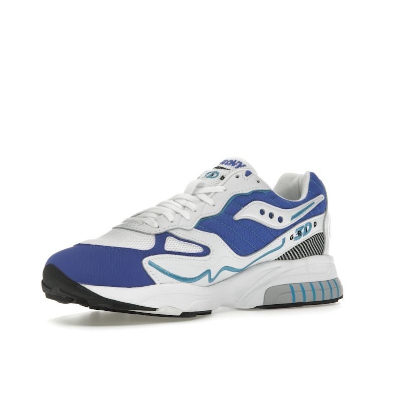 SAUCONY Кроссовки для образа жизни Shadow Original Унисекс Бело-синие Низкие S70646-2