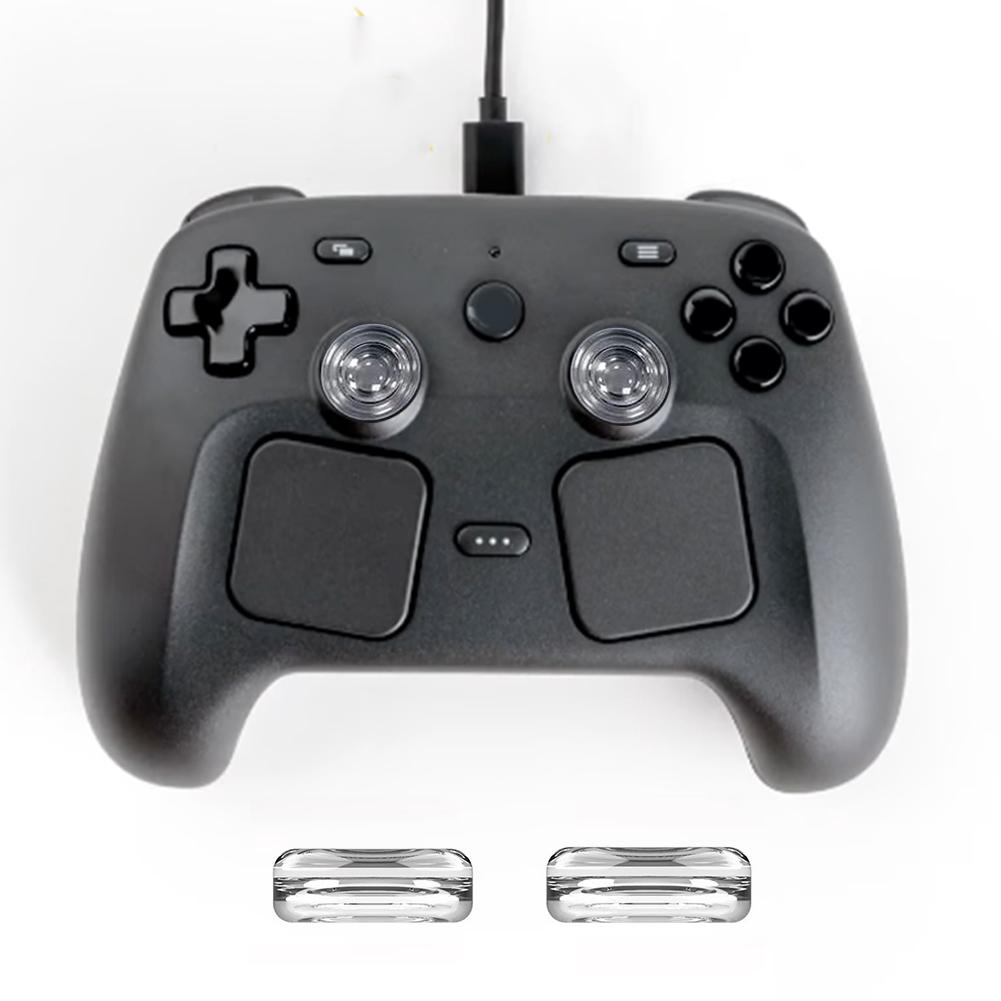 Heightened Silicone Joystick Caps for Steam Controller 2, Liquid Silicone Anti-slip Thumb Grips, Gaming Controller Accessories