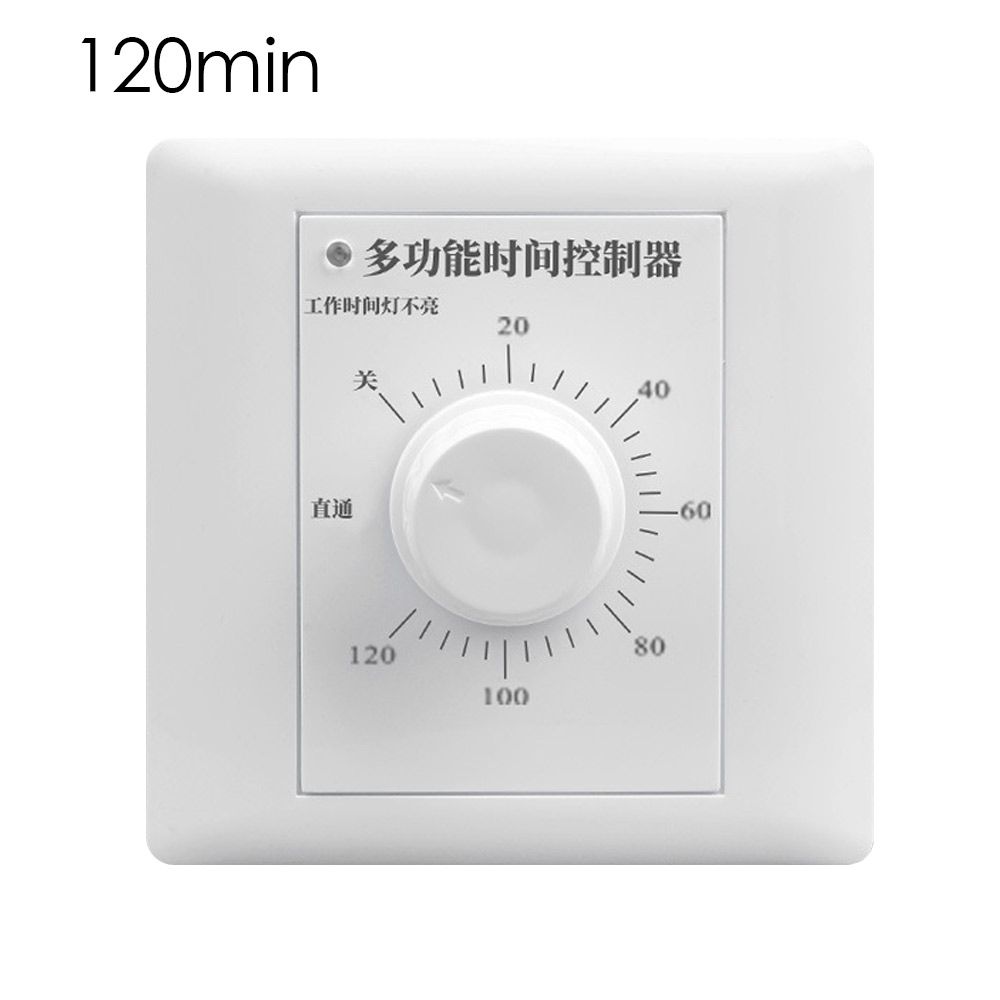 220V 10A Wide Application 60/120 Min Time Control Interruptor Timer Switch Mechanical Countdown