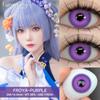 FUNSACHY 2pcs Anime Cosplay Contact Lenses Colored Lens for Crazy Halloween Solid Color Blue Contacts Pink Beauty Pupil Yearly