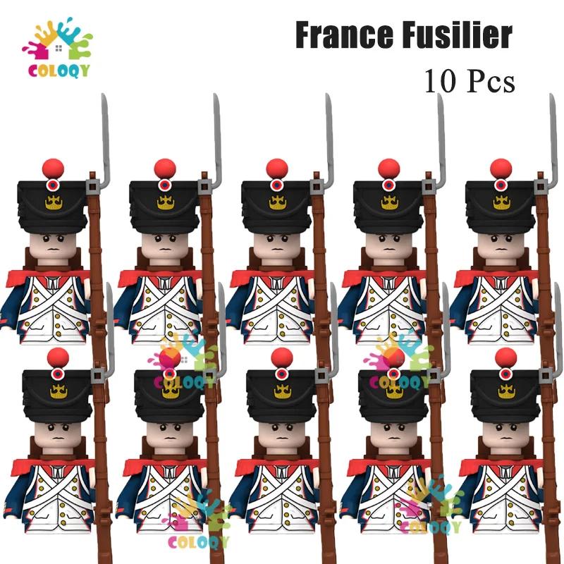Kids Toys 22Pcs/10Pcs Napoleonic Wars Military Soldier Building Blocks Imperial Navy Figures Toys For Kids Birthday Gifts