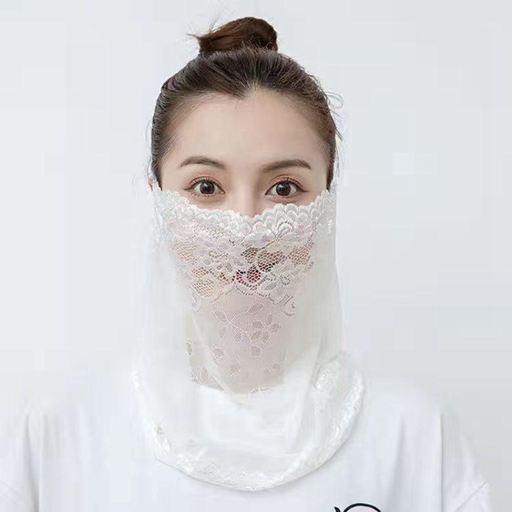 Comfortable Sunscreen Face Scarf Anti-UV Ear Headband Scarf New Neck Mask Summer