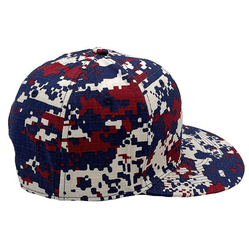 Digital Printing Camouflage Hip-Hop Hat Men And Women Flat Edge Personalized Hat Harajuku Style Baseball Cap