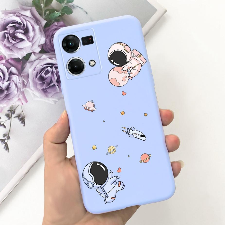 Чехол для Oppo Reno7 4G Чехол Oppo F21 Pro CPH2363 Стильный чехол с конфетным рисунком Мягкий силиконовый чехол для телефона Для Oppo Reno 7 F21Pro 4G