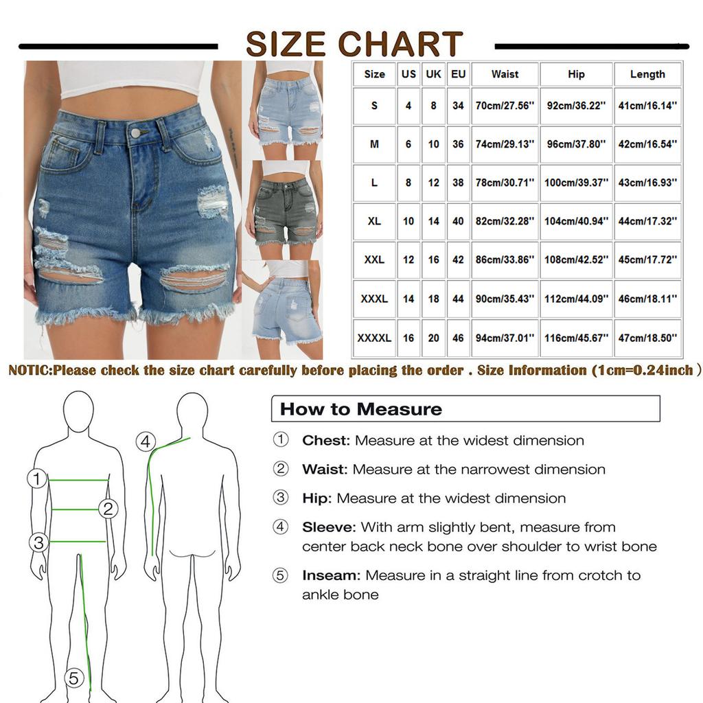 Женские повседневные джинсовые шорты со средней талией, эластичные джинсовые шорты с карманами и рваной бахромой