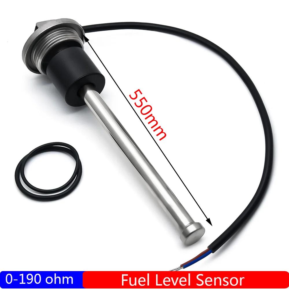 Digital Dual Gauge with Alarm 52MM Water Level+Sewage Level Meter for Water/Sewage Level Sensor 0-190ohm Boat Car 12V24V
