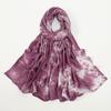 Tie-dye Rayon Cotton Hijab Scarf Woman Muslim Hijabs Shawls Ladies Fashion Wraps Ethnic Islam Turban Female Headscarf Scarves