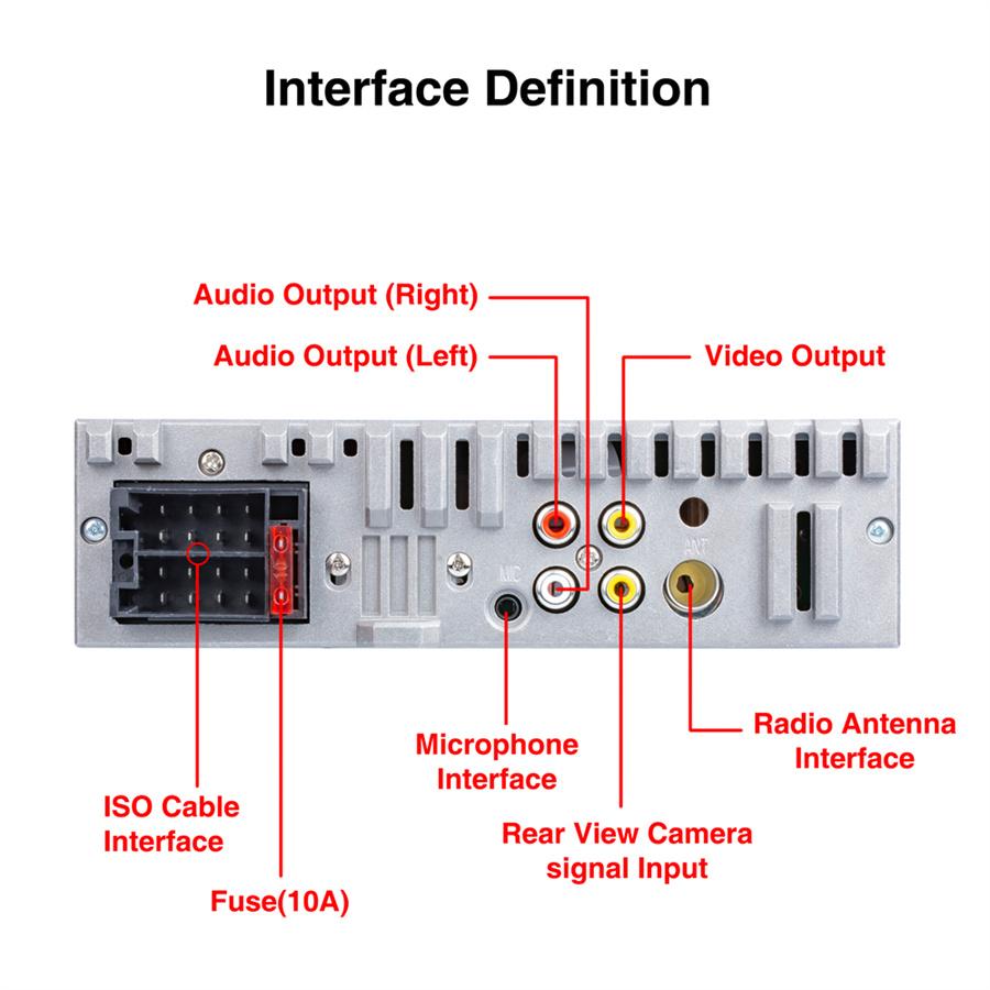 Автомобильный 3,8" IPS экран Bluetooth RMVB/MP5/Радио/Bluetooth плеер FM-радио Поддержка микрофона