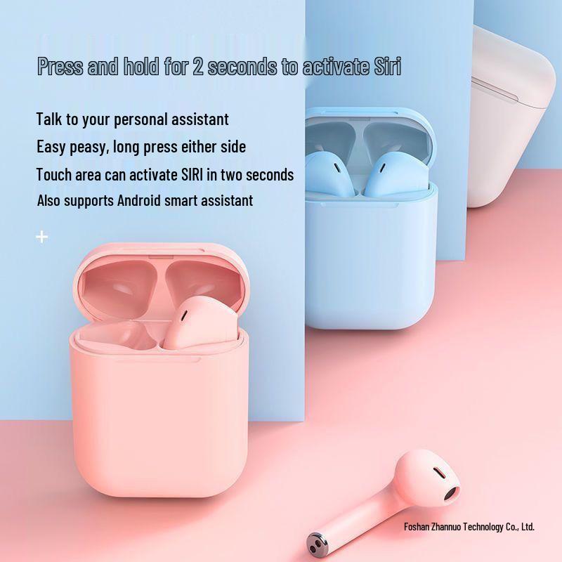 Новые полувкладыши Bluetooth-наушники Macaron 2025 года: Беспроводные, Долгое время работы от батареи, Высокое качество для спорта