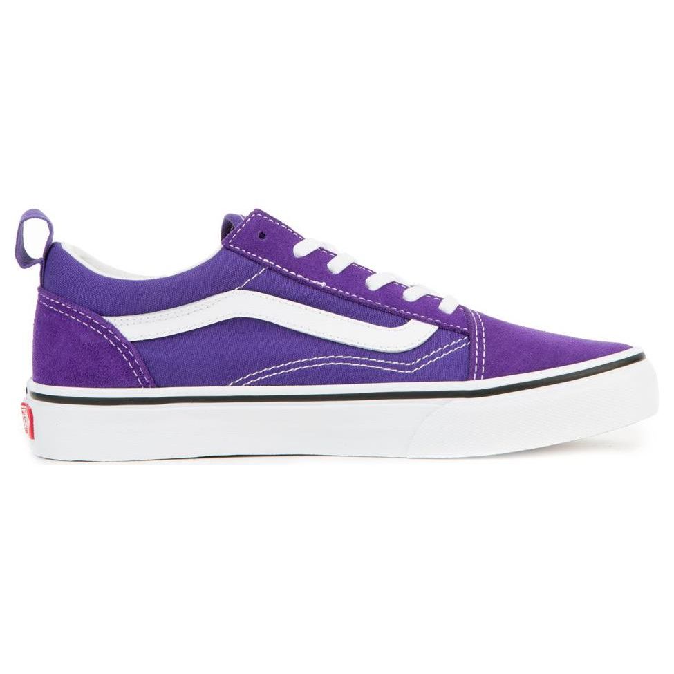 Vans Old Skool Elastic Lace Kids Heliotrope Kids Sneakers Purple True-White VN0A3QPG4ME