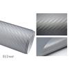 Practical Black Decal Car Roll Wrap Sticker Vinyl 3D Carbon Fiber DIY Film Sheet