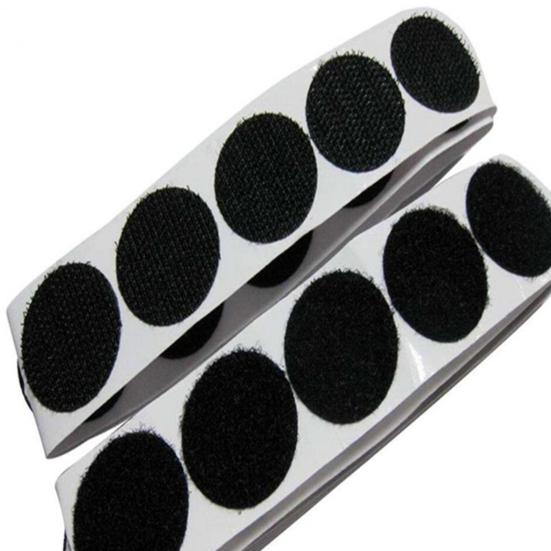 500 шт. самоклеящихся точек диаметром 10 мм для многоразового использования в классе, школе, сделай сам, проекты ручной работы, нейлоновая липкая задняя часть, крючок, круглая застежка-лента для монет