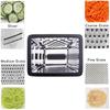4-Sided Blades Manual Cheese Grater with Handle Kitchen Chopper Food Shredder  Cooking Accessories
