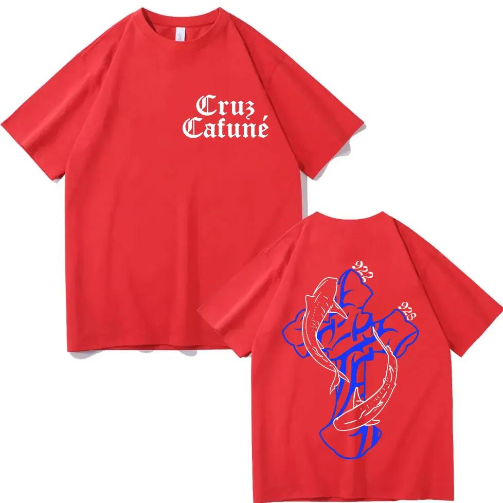 Rapper Cruz Cafun Print T Shirt Unisex Women Harajuku Hip Hop Oversized Tshirt Summer Fashion Casual Tshirts