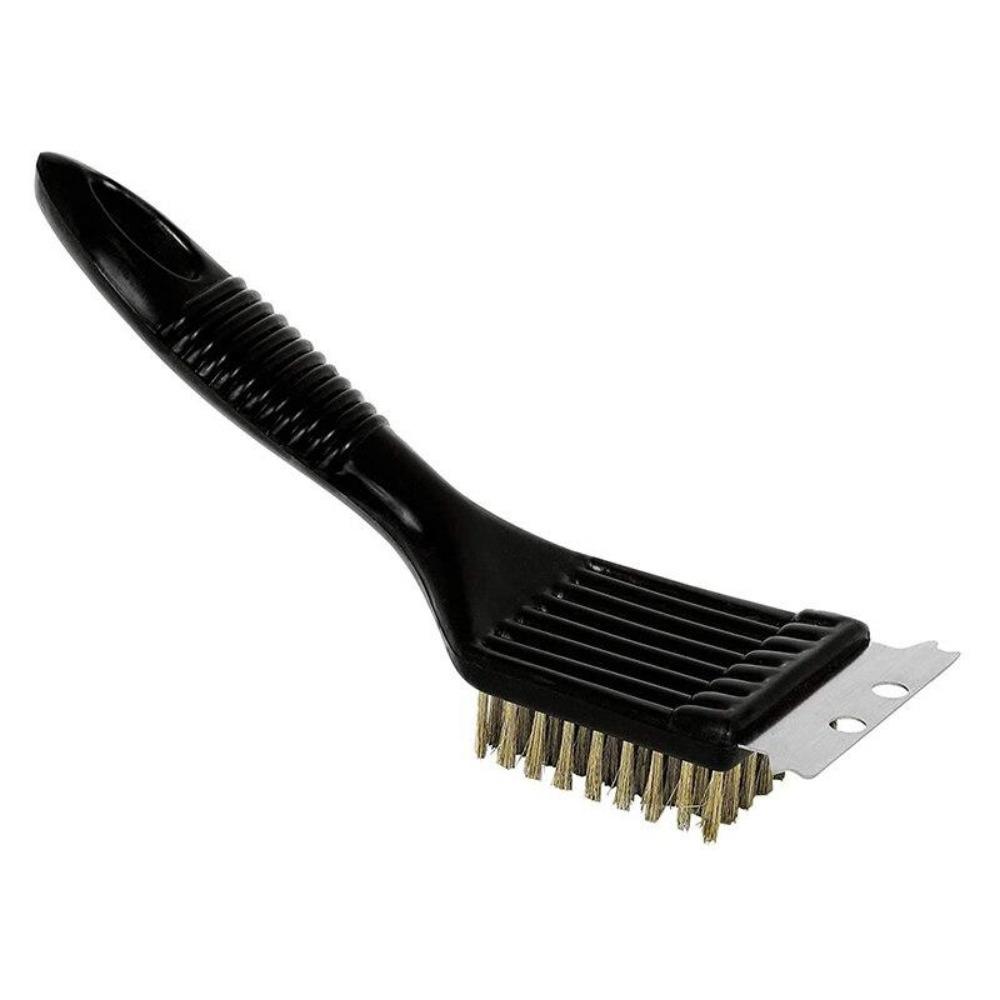 1PC kitchen appliance, barbecue grill brush, stainless steel wire brush, stainless steel scraper, barbecue grille cleaner, barbecue utensils and tools