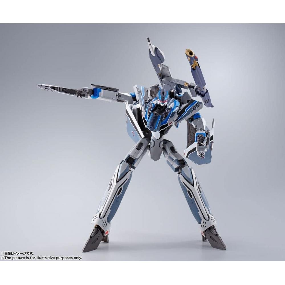 DX Chogokin Macross Delta the Movie Absolute LIVE Первая ограниченная серия VF-31AX Kairos Plus (Машина Хаяте Иммельмана) приблизительно. 260 мм ABS и литье под давлением и P