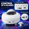 White Bluetooth Speaker Projector Light XY-899