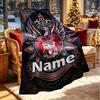 Custom Name Personalized Liverpool Football Club Print Blanket, Home Decor, Bedroom, Sofa, Camping, Couch, Gifts for Birthday Christmas