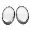 For Porsche 997 911 Carrera 2006-2012 Car Headlight Lens Replacement Cover Lampshade Headlight Covers Grey  Edge Headlight Glass