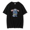Забавная футболка с принтом Tutter Mouse, милые футболки унисекс, летние женские модные повседневные свободные футболки унисекс, футболки унисекс из 100% чистого хлопка