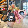 Trendy Starry Sky Backpack Keychain Cute Astronaut Figure Fashionable Gift In Pink