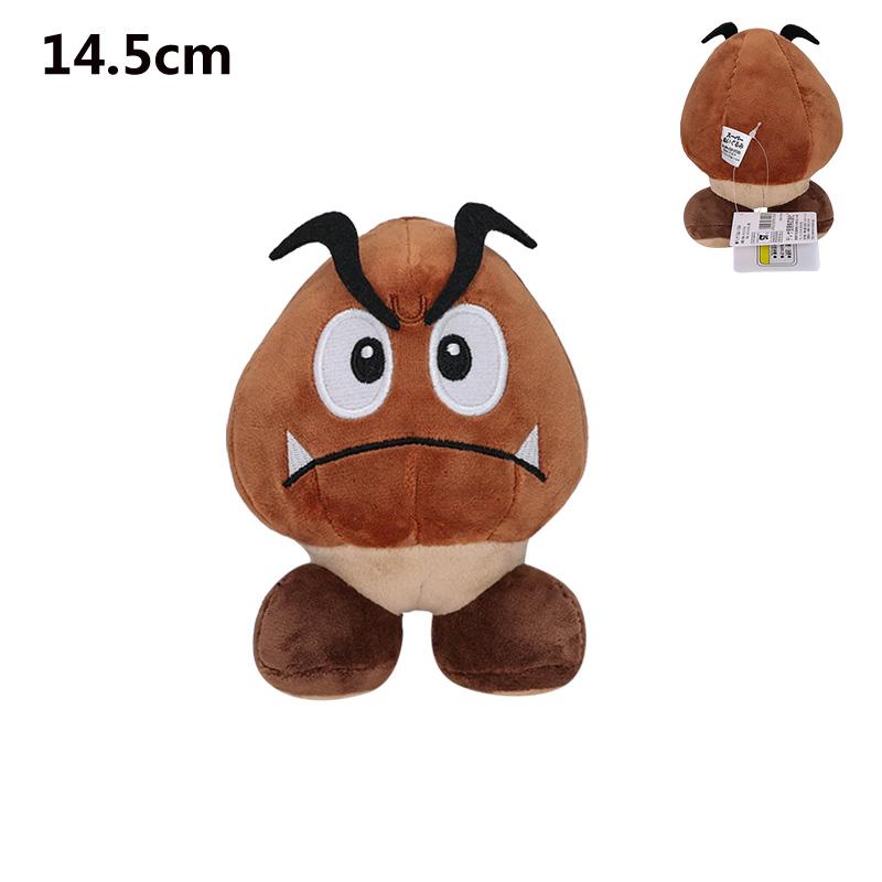 Cartoon Plush Toy Bullet Bill Shy Guy Waluigi Wario Donkey Kong King Boo Spiny Dry Bones Anime Stuffed Doll Peluche Toys Gift