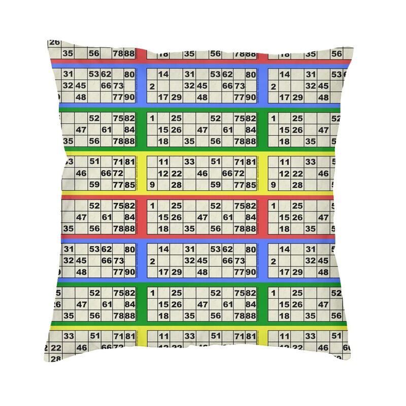 Bingo Queen Cushion Covers Best Play Bingo Soft Velvet Nordic Pillow Cases Decor Home