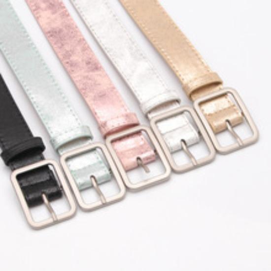 Women's Belt, Plastic Colorful Transparent Air Eye Belt, Korean-style Round Buckle, Versatile Student Jeans, Dress and Dress Decoration Belt