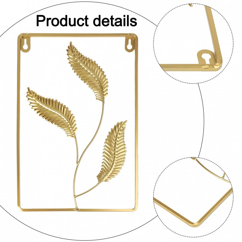 Золотой лист настенное украшение украшение для гостиной настенный декор