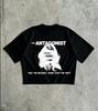 2026 Monochrome Abstract Art Family Matching Print Tshirt Adults Kids Dark Sketch Street Graphic Loose Short Sleeve Casual Tee
