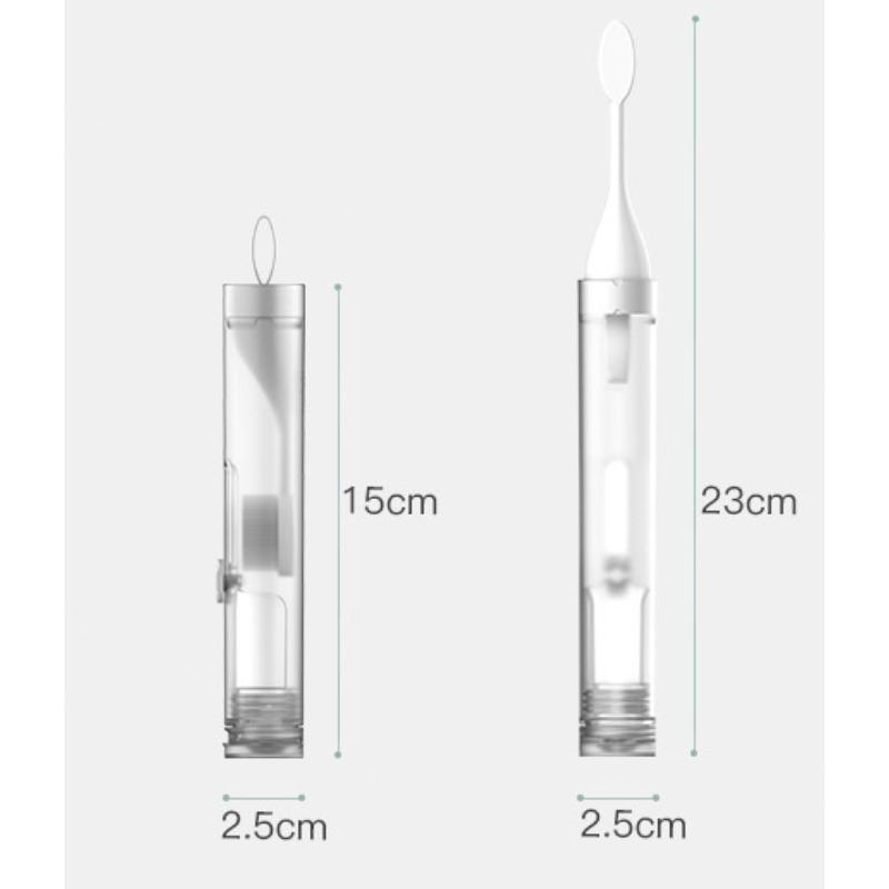 1 шт. Дорожный набор для чистки зубов и зубной пасты «Все в одном» Мини-компактный портативный офисный складной набор зубных щеток