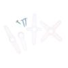 5Sets SG90 9G Servo Arm Kit Plastic Replacement Horn With Mount Screws RC Model Spare Parts Fit SG90 Servo Motor