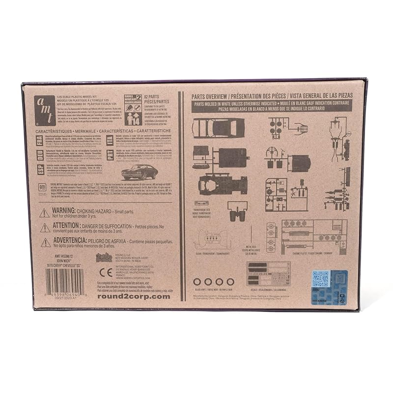 AMT 1/25 Scale 1970 Chevy Chevelle SS John Wick Plastic Model Kit (AMT1453)