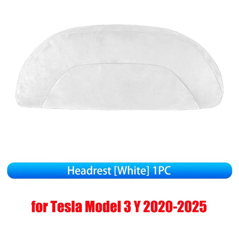 Для Tesla Model Y 3 Juniper Highland 2025-2020 Автомобильная подушка для шеи из пены с эффектом памяти Поясничная поддержка спины Дышащая мягкая подушка-подголовник