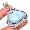 Owhyee Opal Gemstone 925 Silver Plated Handmade Jewelry Pendant 2.08"