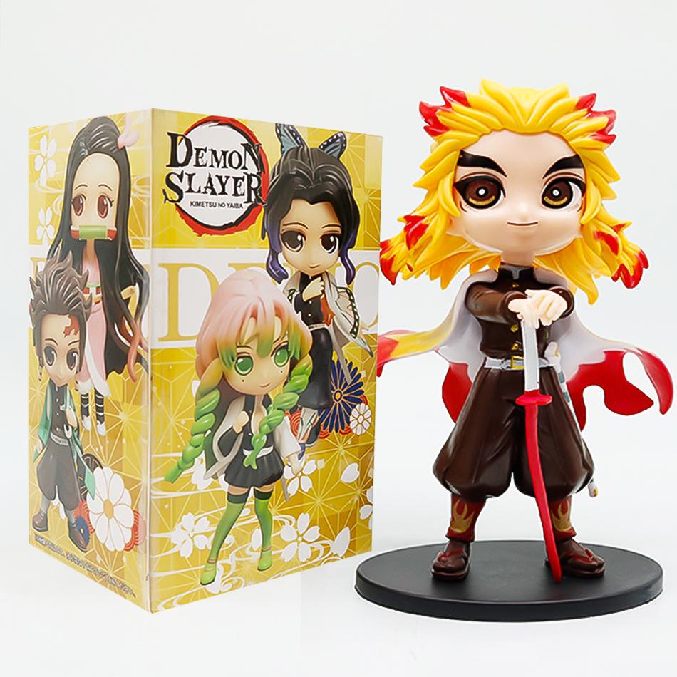 8pcs/kit 2026 Latest  Demon Slayer Tanjiro Kamado Nezuko Animation Figure Miniature Playthings Decoration Piece Playthings Mystery Case Decoration