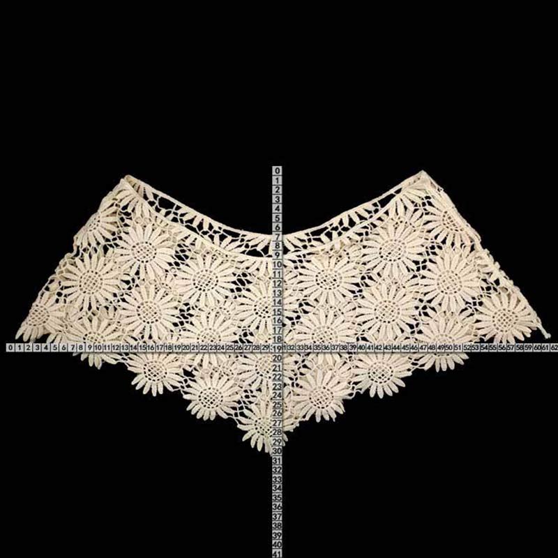 Hollow Dress Applique DIY Sewing Motif Lace Collar Sewing Craft Blouse High Quality Lace Fabric 1PC 3D Hot Sale Trims Popular Neckline Decor