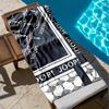 1 шт. Joop! Элегантный пляжный полотенце из микрофибры с 2D-печатью, быстросохнущее, супервпитывающее. Отлично подходит для пляжа, бассейна