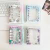 Double Buckle Photo Card Holder Cartoon M5 Pocket Notebook Kawaii Transparent Binder