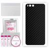 apgo Защитная наклейка на заднюю панель, совместимая с Xiaomi Mi 6, пленка для обертывания, фольга, винил - узор Carbon Black