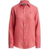 Polo Льняная рубашка с вышитым пони Женские рубашки WMPOSHTNDO21064-600