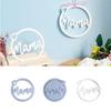 Mom Letter Silicone Candle Molds for Epoxy Resin Candle Soap Chocolate Fondant Hanging Decoration Mother Day Present