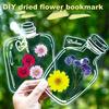 Закладки для книг своими руками из сухоцветов, самоклеящиеся прозрачные закладки для книг из прессованных цветов
