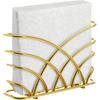Modern Napkin Holder for Dining Table and Kitchen - Tissue Paper Stand for Home Décor, Restaurant, Dispenser Organizer (Gold