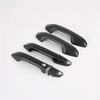 For Kia Seltos  - 2024 Carbon Fiber / Shiny Car Outside Door Pull Doorknob Handle Bowl Cover Trim ABS Exterior Accessories