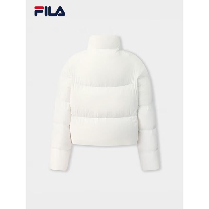 Fila Женская зимняя свободная пуховая куртка с воротником-стойкой 2025