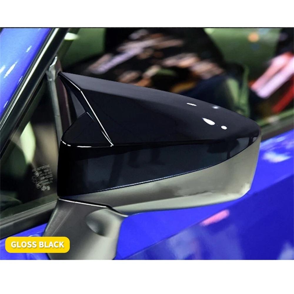 Черная Глянцевая Накладка на Зеркало Заднего Вида в Стиле Рога для Toyota 86 Subaru Brz 2012-2020